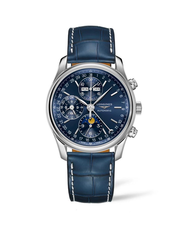 L2.673.4.92.0 Longines The Master Collection chronographe calendrier complet, phase de lune