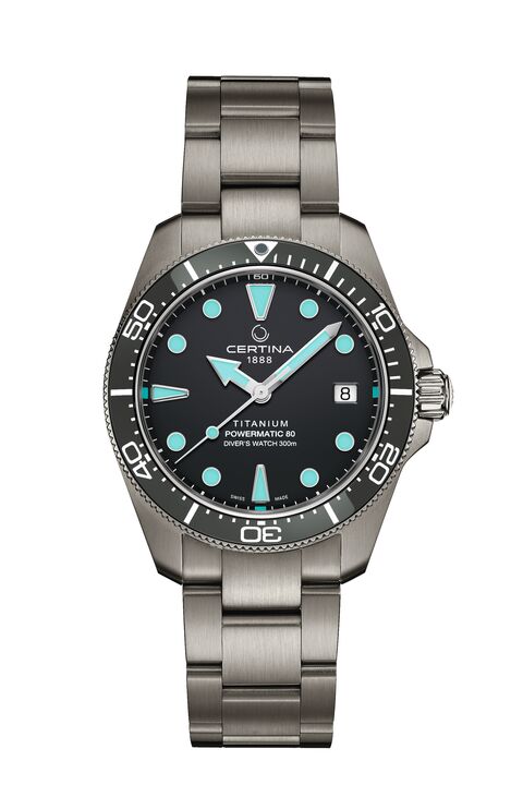C0488074408100 CERTINA DS Action Diver 38mm Powermatic 80 TITANE