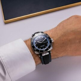 1774AN154 HERBELIN NEWPORT  DIVER AUTOMATIQUE  REHAUT BLEU