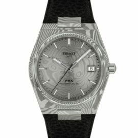 T1378079608100 Tissot PRX 38mm Boite en acier Damas marbré