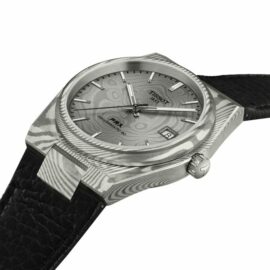 T1378079608100 Tissot PRX 38mm Boite en acier Damas marbré