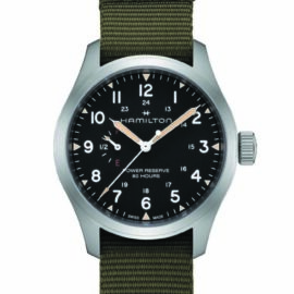 H69509930 HAMILTON Khaki Field Mechanical Power Reserve 40 mm