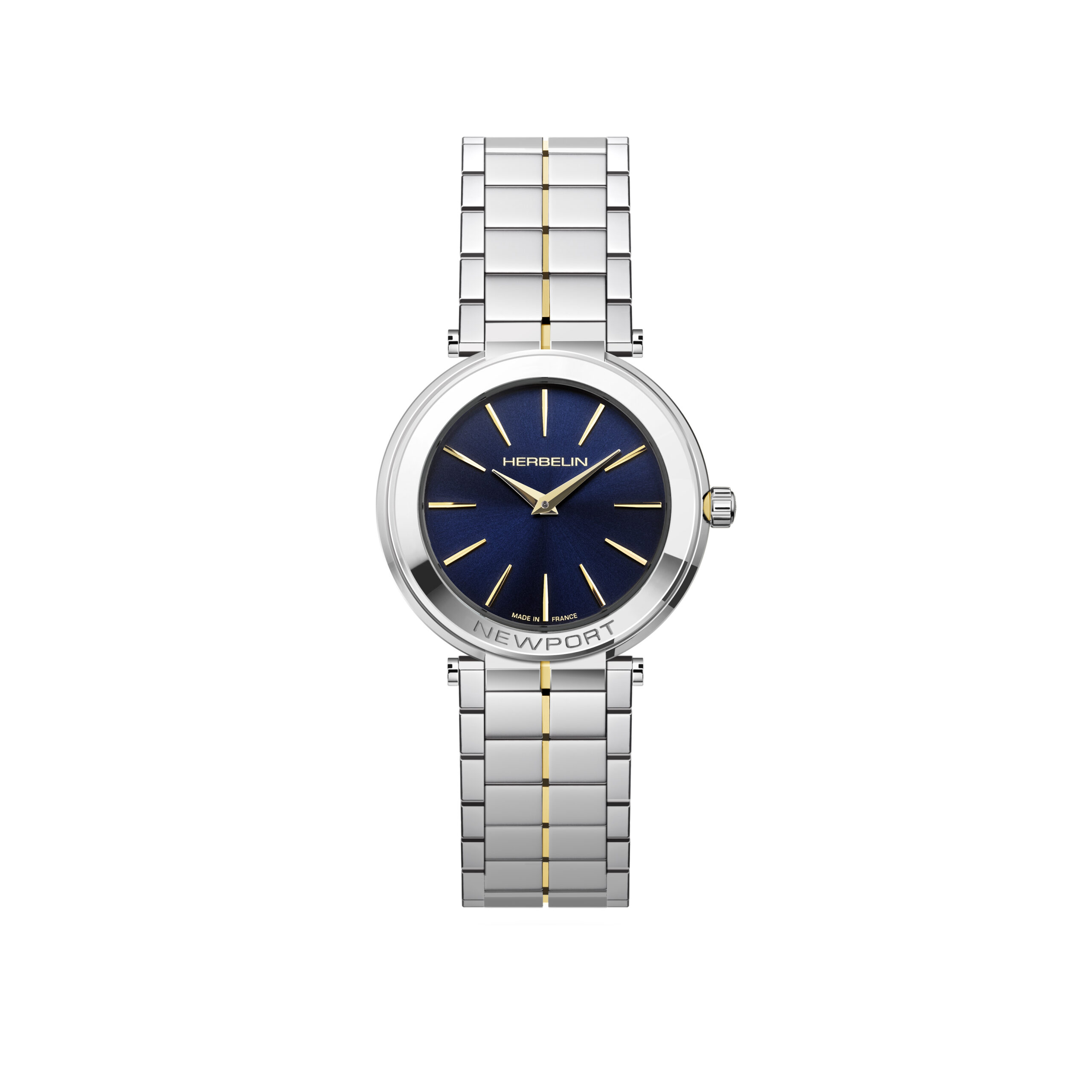 16922BT15 HERBELIN NEWPORT SLIM BICOLORE