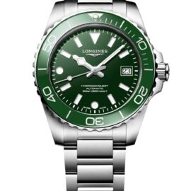 L37794066 LONGINES HYDROCONQUEST  Montre automatique Ø 39.00 mm acier inoxydable et lunette en céramique verte
