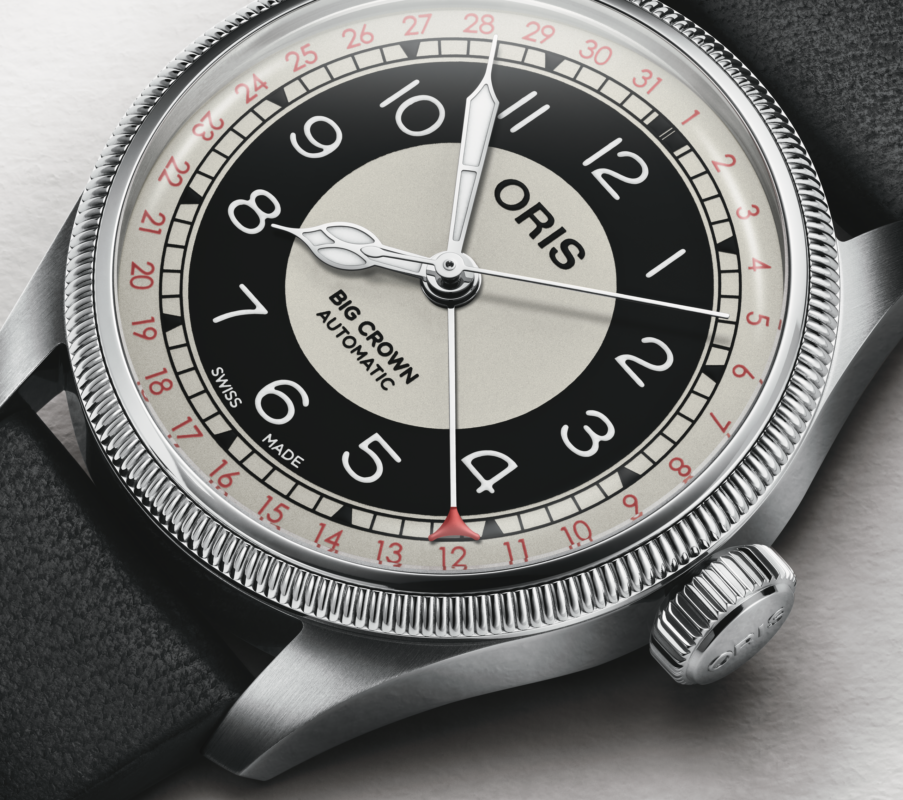 0175477794061-0751925 Oris Big Crown Pointer Date Bullseye