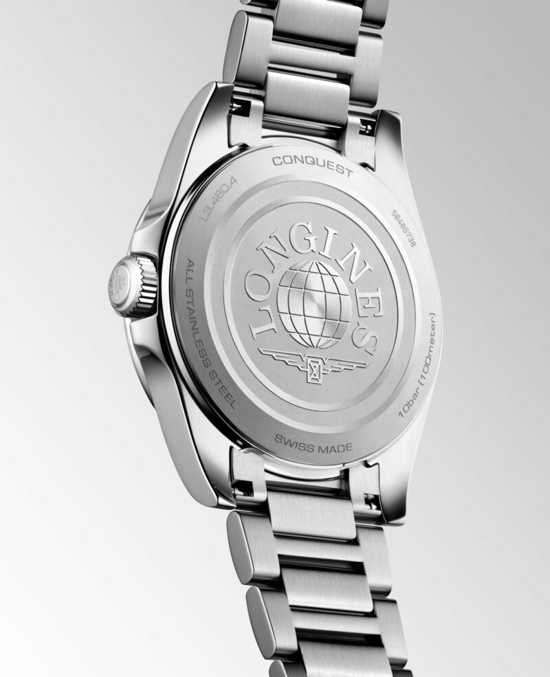 L34604926 LONGINES CONQUEST Montre quartz, Ø 34.00 mm, acier, L3.460.4.92.6