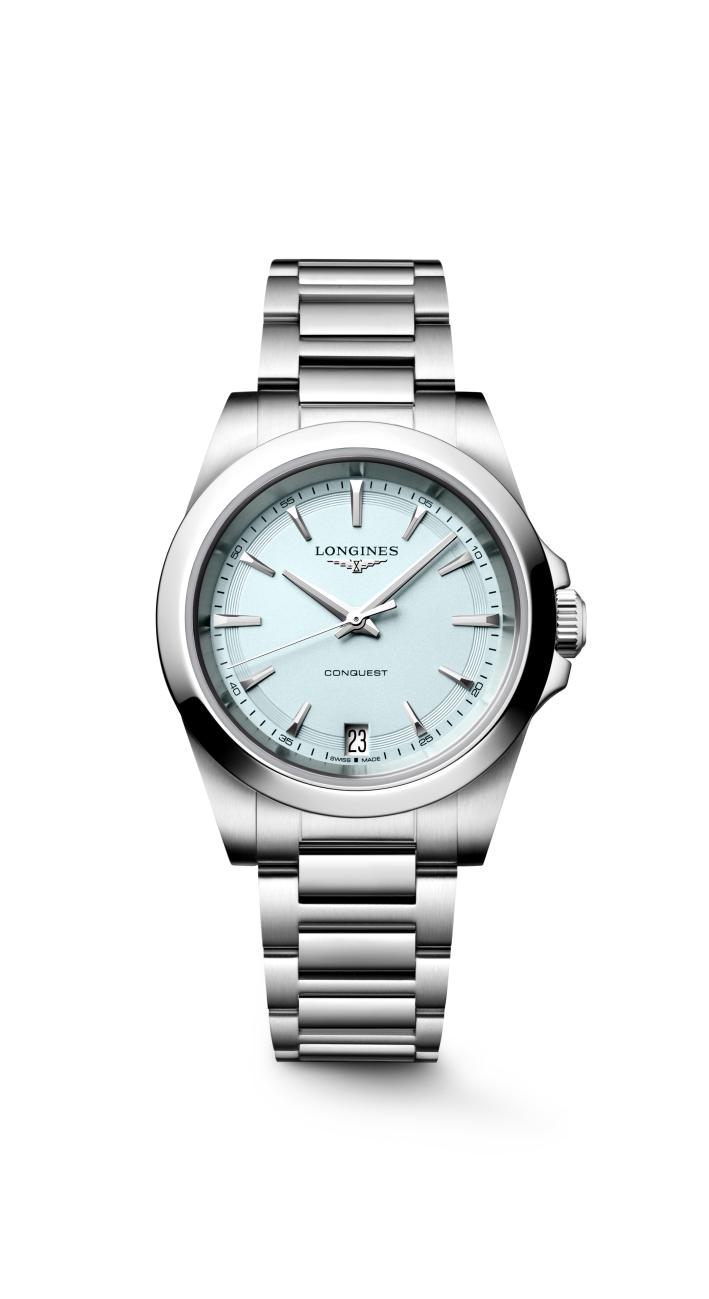L34604926 LONGINES CONQUEST Montre quartz, Ø 34.00 mm, acier, L3.460.4.92.6
