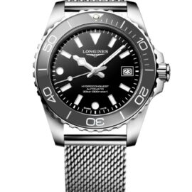 L37794706 LONGINES HYDROCONQUEST Montre automatique 39.00 mm acier inoxydable et lunette en céramique