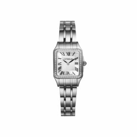 17407B54Y08 HERBELIN LUNA  MINI QUARTZ  ACIER & DIAMANTS