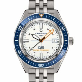 C0506074401102 CERTINA  DS SUPER PH2000M Montre Homme  Automatique  Titane cadran blanc