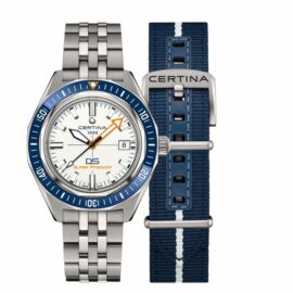 C0506074401102 CERTINA  DS SUPER PH2000M Montre Homme  Automatique  Titane cadran blanc